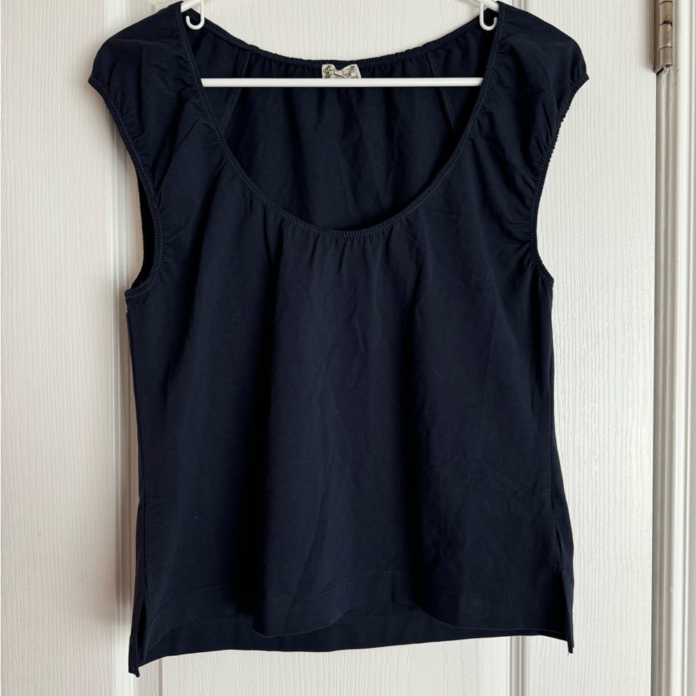 Intimately by Free People Classic Navy Top Size Large NWOT